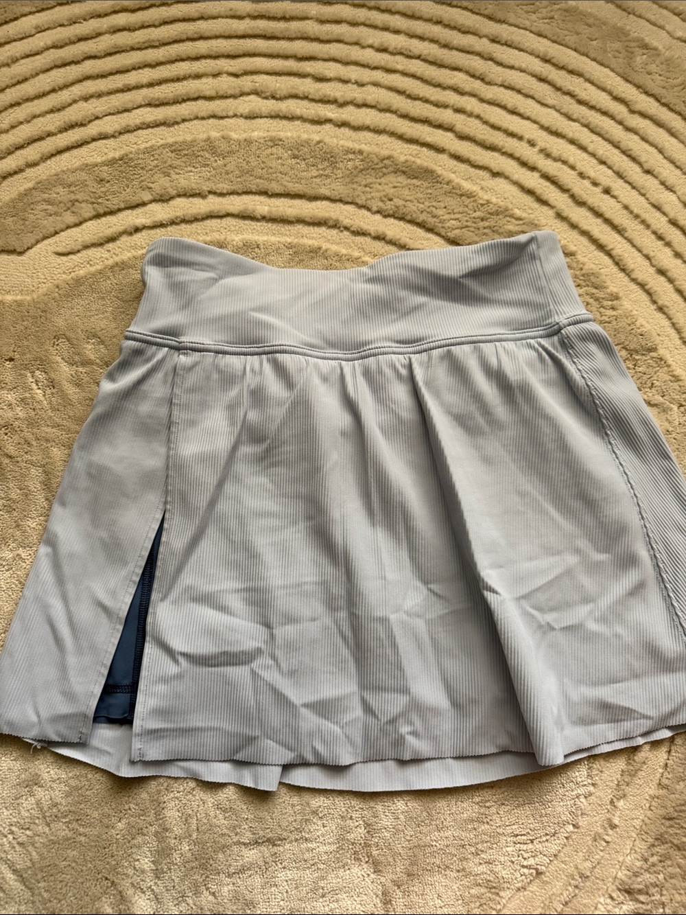 SPANX Slate Blue Athletic Skort with Branding